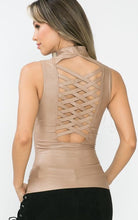 Load image into Gallery viewer, Camel Suede Braided  Vest