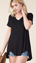 Load image into Gallery viewer, Rhinestone V-Neck Shirt - Also Comes in Plus Sizes