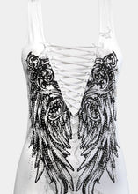 Load image into Gallery viewer, Deep-V Neckline Angel - White