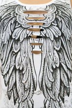 Load image into Gallery viewer, Peek-a-Boo Lace Angel Tank - White