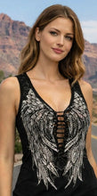 Load image into Gallery viewer, Super Bling Angel Tank Also in Black