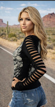 Load image into Gallery viewer, New Skulls Long Sleeve Black (also comes in White)