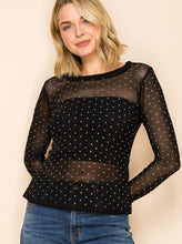 Load image into Gallery viewer, Stunning Shear Rhinestone Top