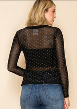 Load image into Gallery viewer, Stunning Shear Rhinestone Top