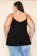 Load image into Gallery viewer, Rhinestone V-Neck Camisole - Also Comes in Plus Sizes