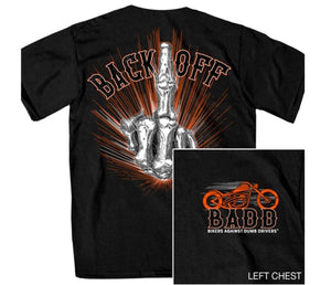 Back Off Bone Finger T-Shirt