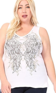 New Favorite Shirt Angel Wing - White